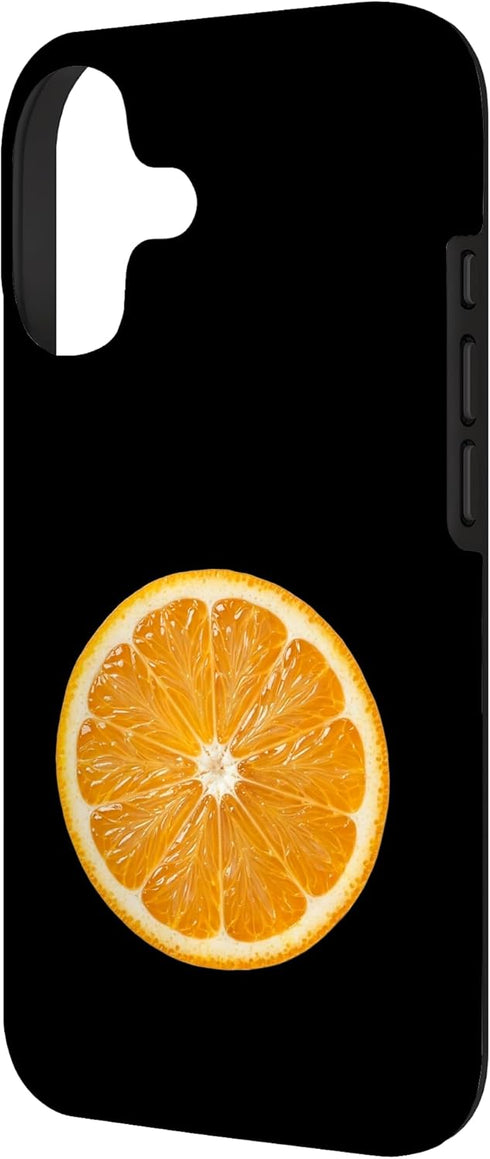 Fresh Fruit and Lemon Citrus Nature Designs 17 Orange Slice Cross Fruit Citrus Case for iPhone
