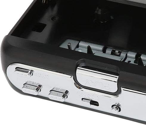 Portable Cassette Player - Bluetooth Tape Player FM Radio Stereo Cassette Tape Player/Recorder with Headphone, Auto