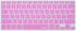 XSKN Korean Language Pink Silicone Keyboard Skin Cover for 2015 and Before Released MacBook Air 13"