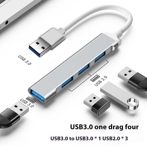 TENYELE 3xUSB2.0+1xUSB3.0 USB C Splitter Cable USB C/USB Male To Data Transfer Docking Station For PC Keyboards Gaming