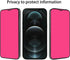 2 Piece Privacy Tempered Glass for iPhone 12 /iPhone 12 Pro 6.1 inch Anti-blue Anti-Spy Screen Protector Mirror Gradient Colorful