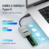 MAIWO M.2 NVMe to USB C Adapter, M.2 PCIe NVMe SSD Docking Station, USB3.2 GEN2x1 10Gbps Speed with UASP Trim, 4TB