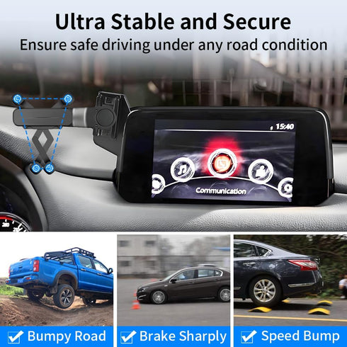 LUNQIN CX-5 2017 2018 2019 20207-inch Car Phone Holder Mount for Mazda Screen Auto Accessories Navigation Screen