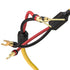 KK Cable YM-2C 10 Gauge Speaker Wire, 1 Pair Set with 24k Gold Plated Copper Connectors, 3M