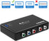 Portta Component to HDMI Converter with HDMI Cable, RGB to HDMI Adapter for PS2, PS3, Xbox 360