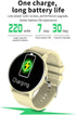 Smart Watch Men, Bluetooth Call, 1.32" HD Full Touch Screen, IP67 Waterproof, Yellow Stainless Steel Sport Watch