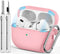 AirPod Pro Case Cover with Cleaner Kit, Soft Silicone Protective Case for Apple AirPods Pro 2nd/1st Generation, Solid