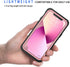 Lanhiem Waterproof Case for iPhone 12, Dustproof Shockproof with Built-in Screen Protector, Pink