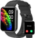 RUIMEN Smart Watches for Men Women, 1.85" HD Screen Fitness Tracker, Answer/Make Calls, Waterproof, Compatible with