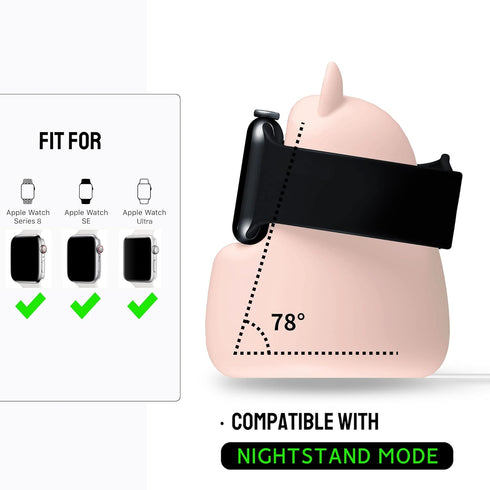 ELETIUO 49/46/45/44/42/41/40/38mm Ultra2/Ultra/10/9/8/SE2/7/6/SE/5/4/3/2/1,Cute Charging&Display Stand Compatible