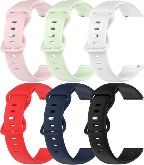 6Pack Bands for D1 Watch Strap, Compatible with RUIMEN Smartwatch, Waterproof Replacement Band for RUIMEN D1 Watch