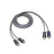 RECOIL RCI23 100% Oxygen Free Copper 3ft 2-Channel RCA Audio Cable, Twisted