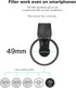 EXAPRO Filter Clip & Lens Hood Kit, Lens Accessory for Smartphone, Compatible with iPhone/Android, EXP-LH-01