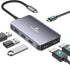 THANDBLE USB C to Dual HDMI Adapter, 6 in 1 Docking Station Dual