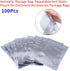 Antistatic Pouch, 100Pcs/set 6x9cm Resealable Ziplock Pouch for Electronic Accessories