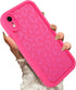 MOWIME Cheetah Print Shockproof Case for iPhone XR 6.1 Inch, Slim Anti Scratch Leopard Case for Women Girls, Hot Pink