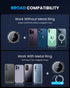 APPS2Car for MagSafe CD Slot Phone Mount, 17 Strong Magnets, Magnetic Phone Holder for Car, Easily Install Magnetic CD