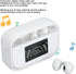 Open Ear Clip Headphones - Bluetooth Earbuds with Built-in Mic, Ear Hooks, LED Display Charging Case, and IPX5