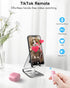 Remote Scrolling Ring for TikTok, Bluetooth Page Turner for iPad iPhone, Scroller Remote for TIK Tok, Camera Shutter Remote Control for iOS, Android - Pink