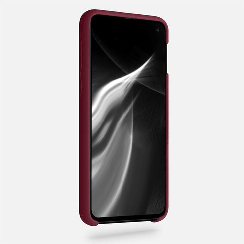 kwmobile Case Compatible with Samsung Galaxy S10e - TPU Silicone Phone Cover with Soft Finish, Rhubarb Red