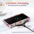 Btscase Rose Gold Case for Samsung Galaxy S10e, Heavy Duty Three Layer Marble Shockproof Full Body Rugged Cover