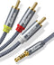 3.5mm to RCA Cable Audio Video Cables, 3.3FT/1M 3.5mm 1/8 TRRS to