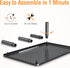 2 Pack 3 ELIVED Monitor Stand Riser - Height Adjustable Monitor Stand for Laptop, Computer, PC, Printer, Mesh Metal