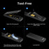 FIDECO M.2 NVMe SSD Enclosure, USB 3.2 Gen 2 to M.2 NVMe Adapter, Tool-Free Installation, Support UASP