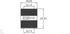 XSPC Chrome G1/4" Female to Female Rotary Fitting