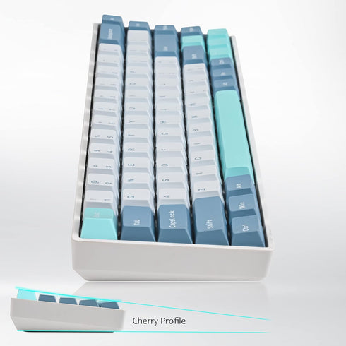 PBT Shoko Custom Keycaps, 168 Key Cherry Profile Doubleshot Key Cap Set for 60%/64/84/108 Cherry/Gateron MX Switches
