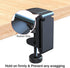6amLifestyle Foldable Headphone Holder Hook Hanger Stand Under Desk - Metal Headset Wall Mount with Cable Organizer for