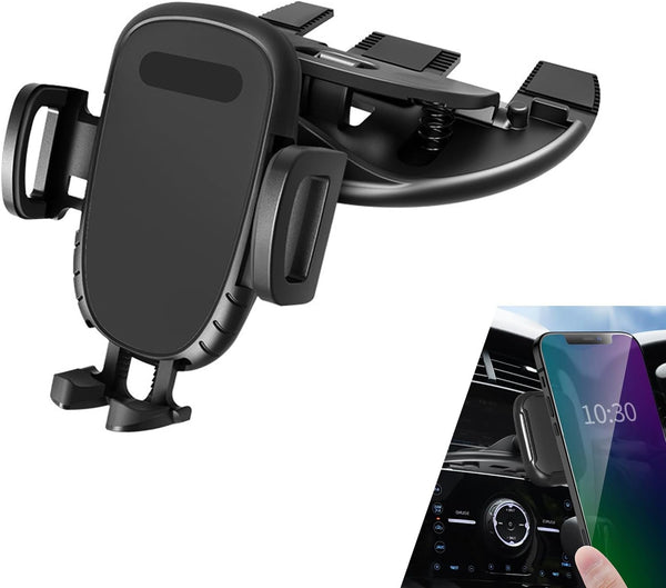 SLIMI 1 PC CD Slot Phone Holder, 360 Degrees Adjustable CD Slot Holder,