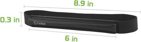 Cellet Stylus Pen and Pencil Holder (Pocket Sleeve), Elastic Band for Secure Fitting on Your Samsung Tablet, Apple iPad, iPad Air, iPad Pro Google Tablet Amazon Fire Microsoft Surface