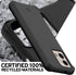 Itskins | Hybrid R Silk Protective Phone Case Compatible with Motorola Moto G Stylus 5G(2023), Slim Hybrid Case, Anti-Slip, Soft, and Heavy Duty Shockproof Cover, Military Phone Case | Black