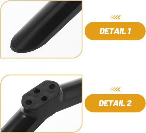 MUSISALY 2 40 Inch Pairs TV Stand Legs: Smart TV Support with Hardware, Non-Slip Pedestal Feet for Flat Screen