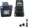 USB 2.0 D Panel Mount Connector - USB B to USB A Adapter, Solderless Socket Female to Female