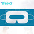 200 Pcs Disposable VR Face Mask, Breathable Nonwoven Fabric Sanitary Cover Eye Mask for VR, White