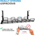 No Drill Under Desk Cable Management Tray, Sturdy Metal Wire Organizer Basket for Home and Office Desks