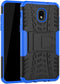 Yiakeng Galaxy J7 2018 Shockproof Protective Case with Kickstand (Blue)