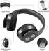 TUINYO Bluetooth Headphones Wireless, Over Ear Stereo Headset with 40H Playtime, Deep Bass, Soft Memory-Protein