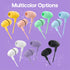 Kids Earbuds Bulk, 30 Pack Macaron Colors Mixed, Durable Earphones for Schools, Classrooms, and Gifts