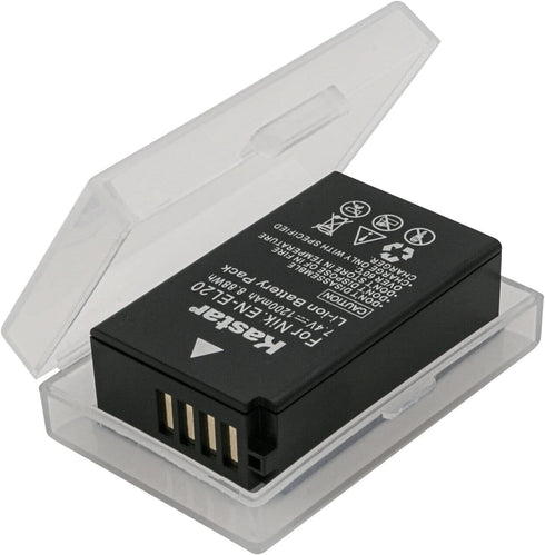 Kastar 4-Pack EN-EL20 Battery Replacement for Nikon Cameras, Blackmagic Pocket Cinema, Coolpix