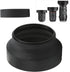 Camera Lens Hood Shade, Rubber Metal Collapsible, Reduces Sunlight for Various Brands (82mm)