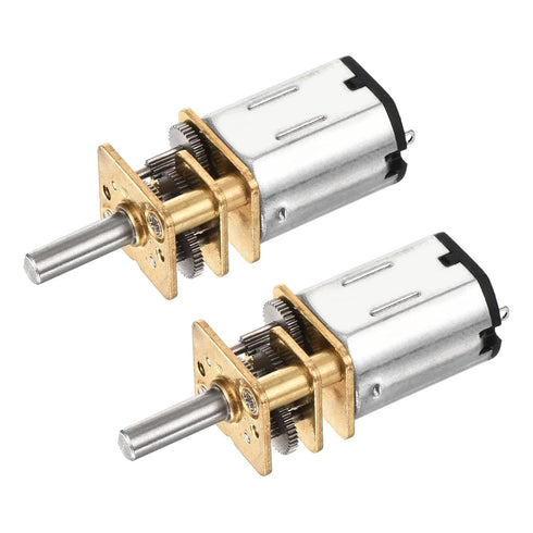 DMiotech 2Pcs 6V 300RPM Rated Torque 6 Output Shaft Length 10mm Micro