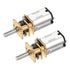 DMiotech 2Pcs 6V 300RPM Rated Torque 6 Output Shaft Length 10mm Micro