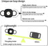 Dog Silicone Collar Holder for Samsung SmartTag/Smart Tag+Plus/Tile Mate - Secure Holder for Pet Tracker Case (4 Pack)