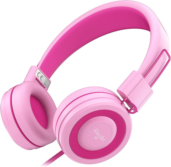 ELECDER i37 Kids Headphones - Children Girls Boys Teens Foldable Adjustable On Ear Headphones 3.5mm Jack Compatible