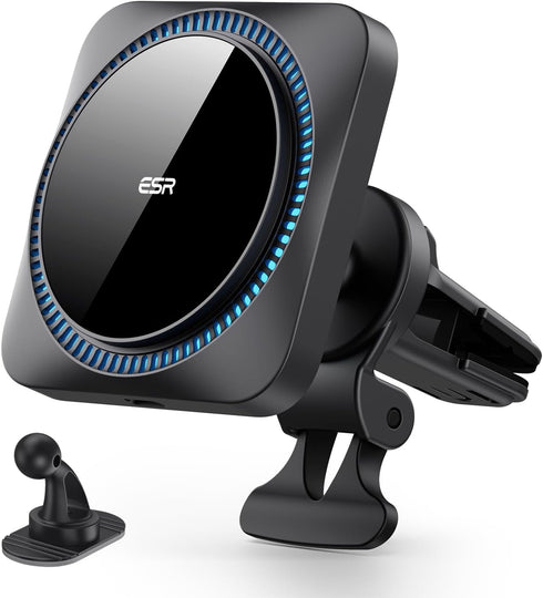 ESR for MagSafe Car Mount Charger with CryoBoost, Phone Cooling MagSafe Car Charger, Magnetic Wireless Car Charger, Air