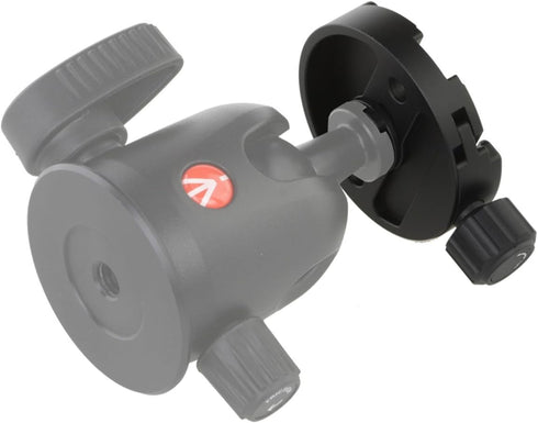Haoge Combo Boss Adapter Convertor with CP-58 58mm Arca Swiss Quick Release Clamp for Manfrotto Tripod