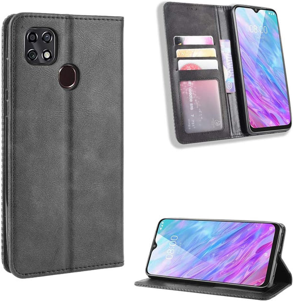 ZTE ZMax 10 / ZTE Z6250 Wallet Case - PU Leather Flip Book Style Folio Cover with Kickstand Card Holder Slots,